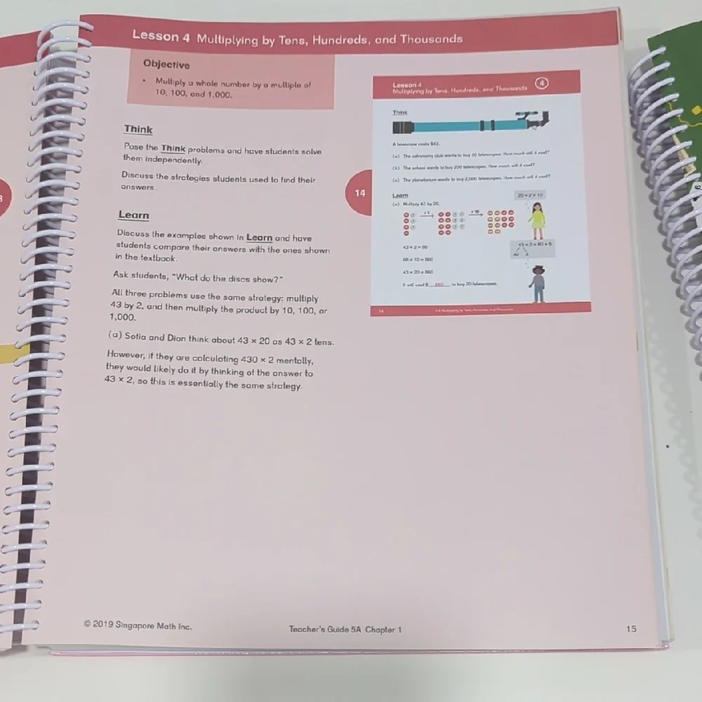 (Reserved Bundle Part2)Dimensions Math Teacher's Guide Set - 5A&5B - Picture 3 of 5